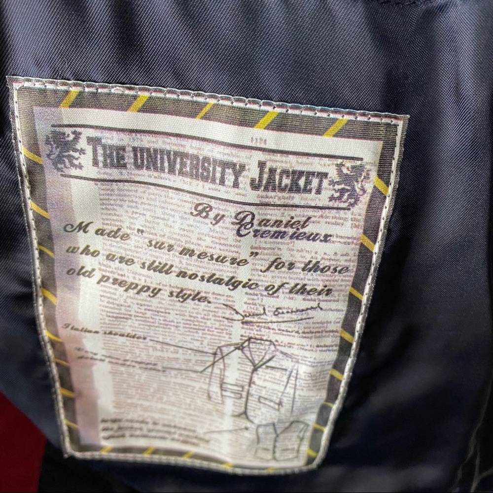 NWT DANIEL CREMIEUX Men’s "The University Jacket" - Picture 10 of 11